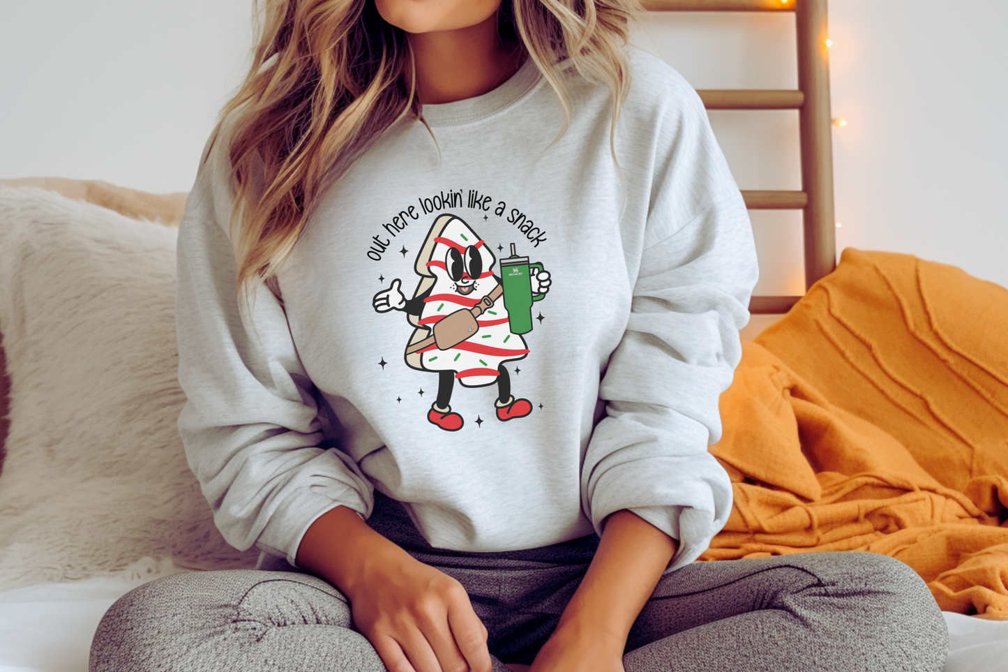 Boojee Out Here Lookin Like A Snack Shirt, Baking Team Christmas Tree Cake Sweatshirt, Christmas Tree Cake Shirt, Boojee Christmas Shirt