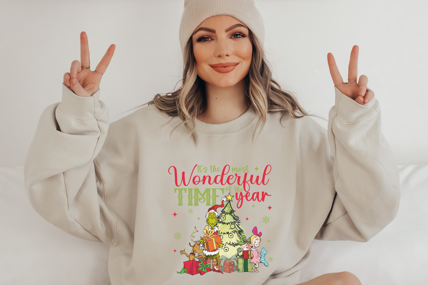 Christmas Shirt, The Most Wonderful Time Of The Year Grinch Christmas Shirt, Vintage Grinch Christmas Sweater, Xmas Party T-shirt, Retro Grinch Christmas Tee