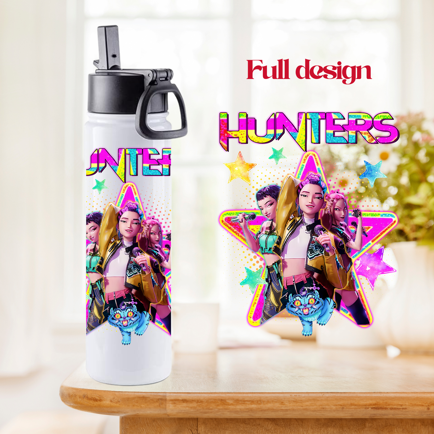 Personalized K-pop Demon Hunters Water Bottle