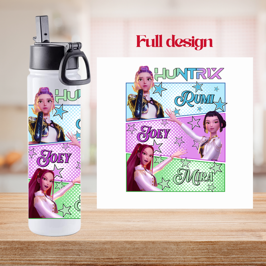 Personalized K-pop Demon Hunters Water Bottle