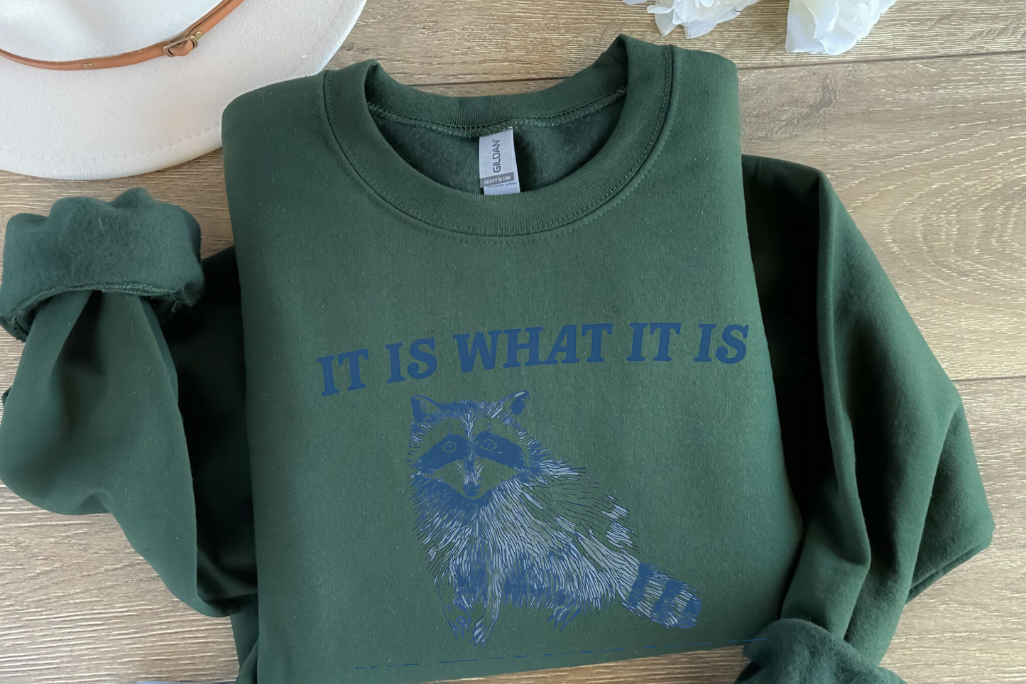 It Is What It Is And It Is Not Great Sweatshirt, Mental Health Sweatshirt, Funny Sweatshirt Women, Meme Sweatshirt, Raccoon Shirt, Gag Tee