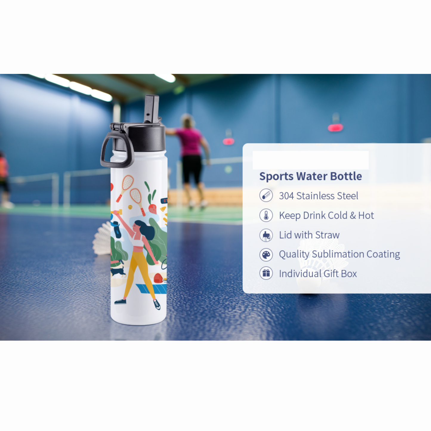 Personalized K-pop Demon Hunters Water Bottle